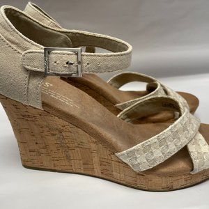 TOMS Sienna Espadrille Wedge Sandal